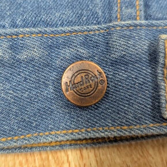SAVE THE PLANET HARD ROCK CAFE SAVE THE PLANET BEIJING JEAN JACKET SIZE SMALL - Picture 9 of 10